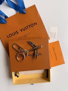 Louis Vuitton Airplane Keychain Charm